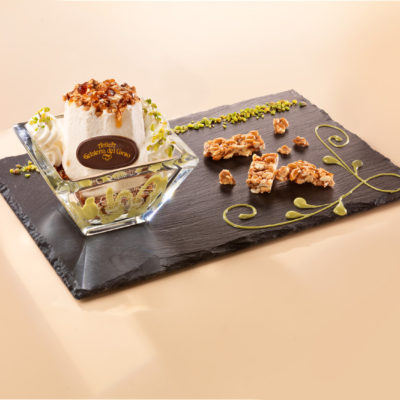 Semifreddo torroncino pistacchio croccante